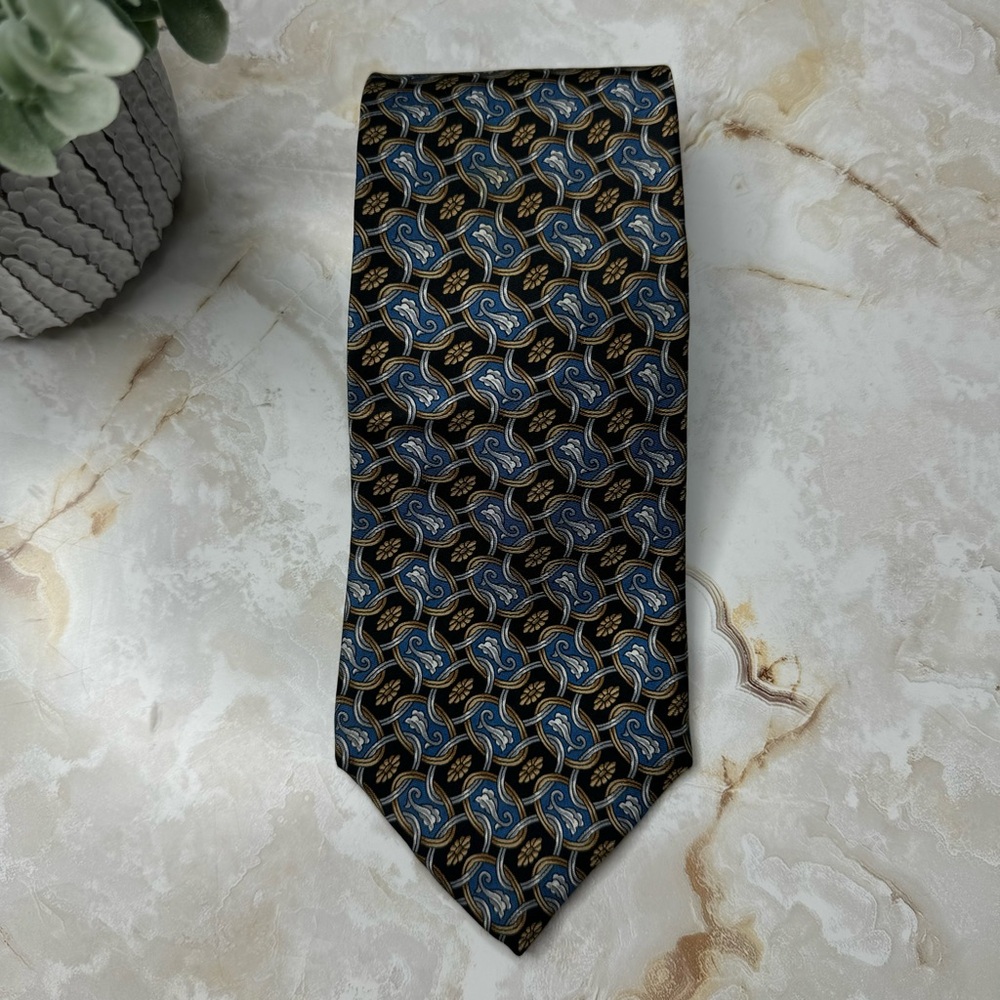 Bert Pulitzer Silk Men's Tie 3 3/4" - 58 1/2"